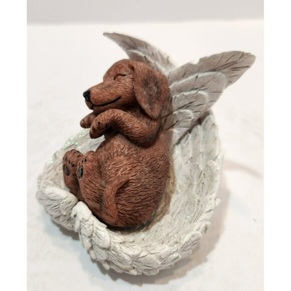 Blake Jensen Paw Prints From Heaven Dachshund Figurine Brown White #2825 - Picture 3 of 15